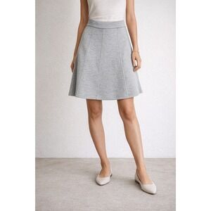 Maeve by Anthropology gray jersey knit a line skirt casual chic everyday Size 2